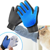 Pet Grooming Glove Pair for Hair Removal and Soothing Massage