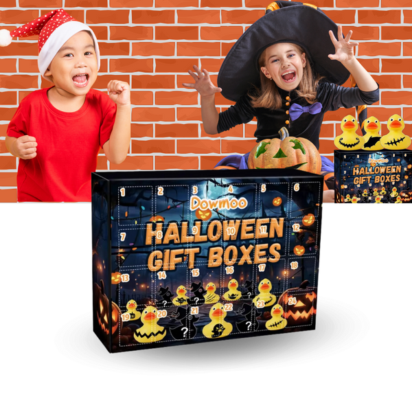 Holiday Duck Advent Calendar With 24 Halloween And Christmas Surprises