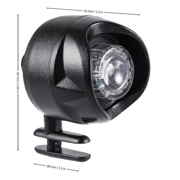 Clip On Waterproof Footwear Light With Three Lighting Modes For Night Visibility