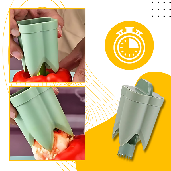 Ergonomic Harmless Pepper Core Remover For Quick Seed Removal