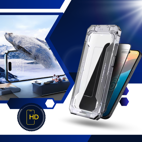Privacy Screen Protector For iPhone Ultra Clear View Bubble Free