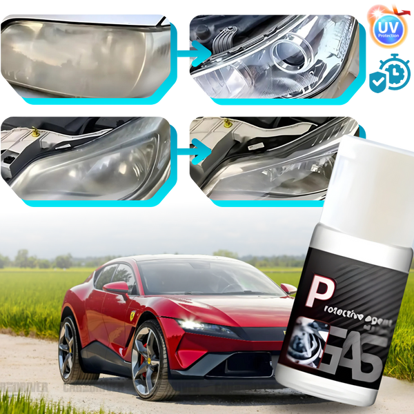 Headlight Restoration Kit With Deep Clean And Scratch Resistant Coating