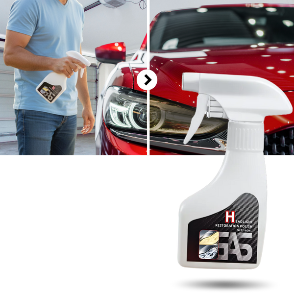 Headlight Restoration Kit With Deep Clean And Scratch Resistant Coating