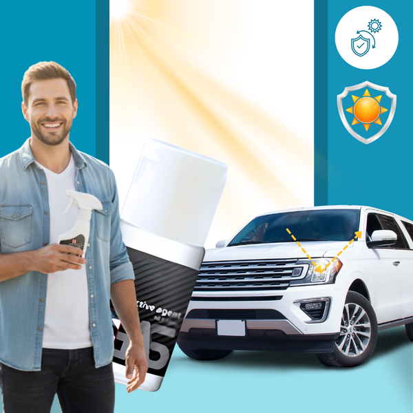 Headlight Restoration Kit With Deep Clean And Scratch Resistant Coating