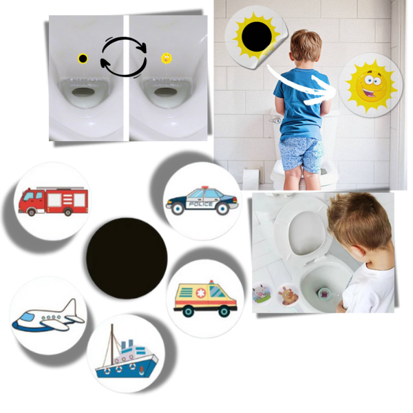 Thermo Activated Toilet Training Stickers For Fun Interactive Learning