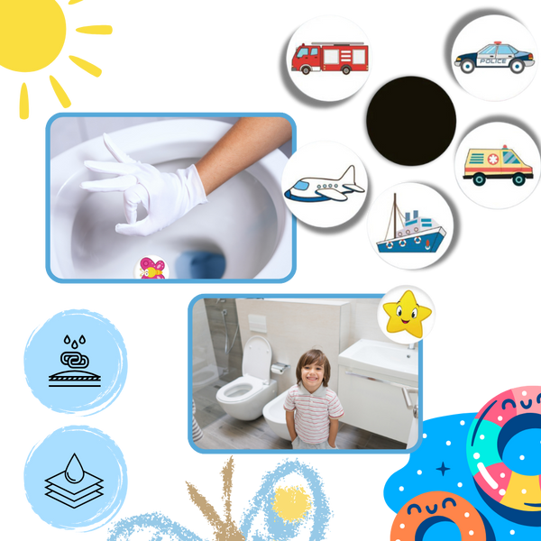 Thermo Activated Toilet Training Stickers For Fun Interactive Learning