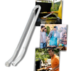 Premium Heat Resistant Grill Tongs With Ergonomic Grip For Easy Flipping