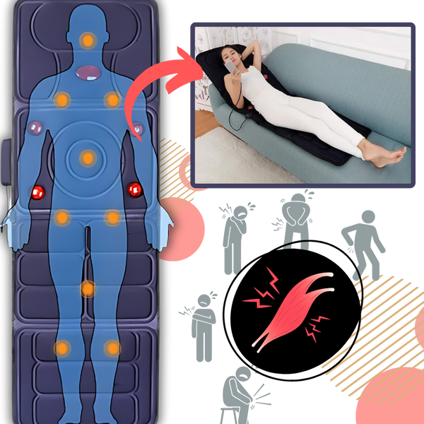 Full Body Heat Therapy Massage Mat For Pain Relief And Relaxation