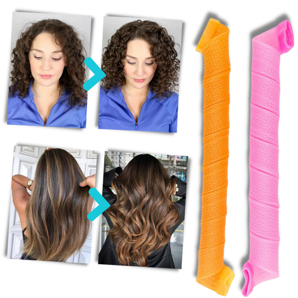 Heatless Curl Roller Kit For Damage Free Curls All Hair Types