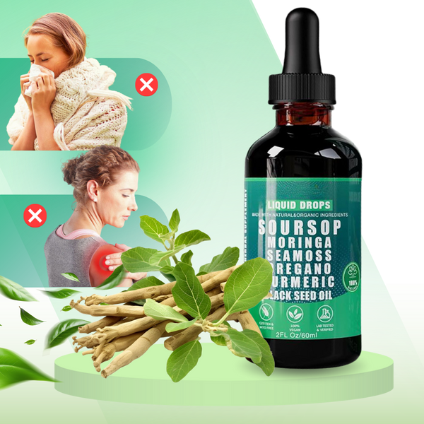 Soursop Herbal Drops for Daily Vitality and Adaptogenic Support