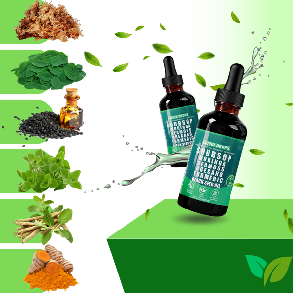 Soursop Herbal Drops for Daily Vitality and Adaptogenic Support