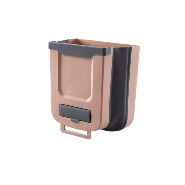 High Capacity Foldable Trash Can For Small Spaces And Kitchens