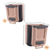 High Capacity Foldable Trash Can For Small Spaces And Kitchens