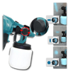 Cordless High Pressure Paint Sprayer With Adjustable Flow And Two Batteries