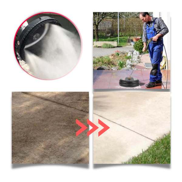Dual-Function High-Pressure Water Cleaner With Rotary Nozzle