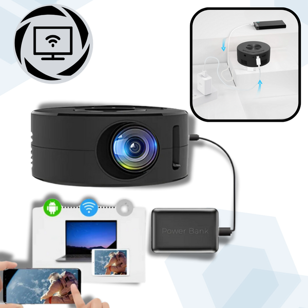 Crystal Clear Mini Projector for Home Theater and Presentations