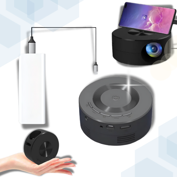 Crystal Clear Mini Projector for Home Theater and Presentations