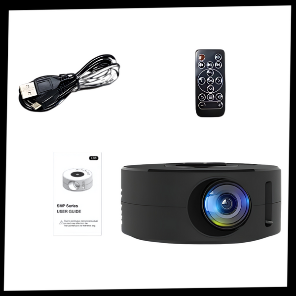 Crystal Clear Mini Projector for Home Theater and Presentations