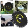 Steel Trimmer Head With High RPM Blades For Effortless Yard Clearing