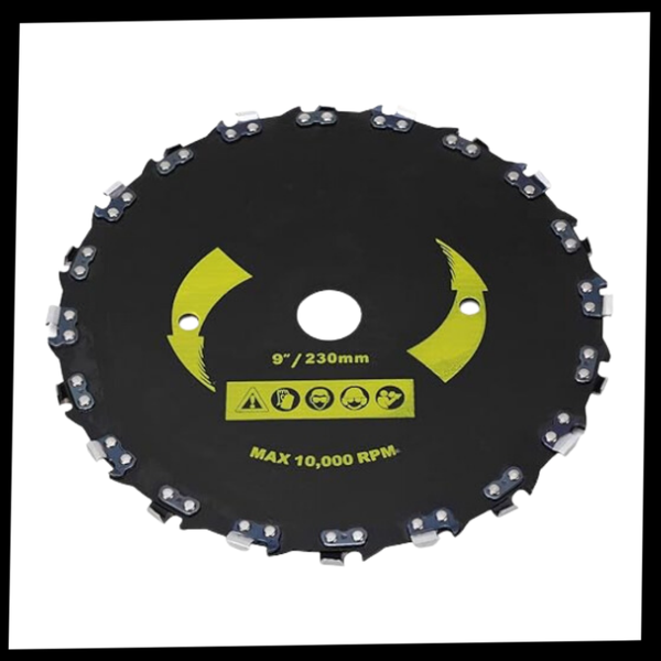 Steel Trimmer Head With High RPM Blades For Effortless Yard Clearing