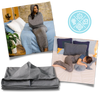 Hooded Wearable Blanket for Cozy Comfort and Portable Warmth Anywhere