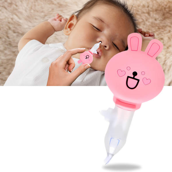 Gentle Silicone Nasal Suction for Baby Congestion Relief