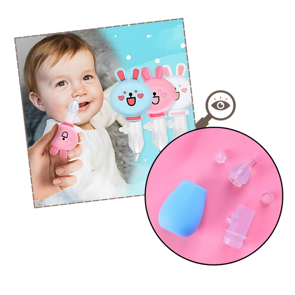 Gentle Silicone Nasal Suction for Baby Congestion Relief