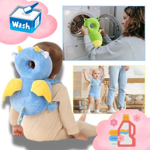 Breathable Hypoallergenic Infant Head Protector for Safe Crawling