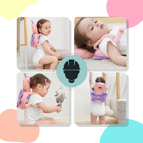 Breathable Hypoallergenic Infant Head Protector for Safe Crawling