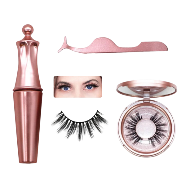 Premium Hypoallergenic Eyelashes With No Glue For Natural Look