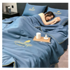 Premium Icy Silk Linen Duvet Cover for Cool Night Comfort