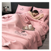 Premium Icy Silk Linen Duvet Cover for Cool Night Comfort