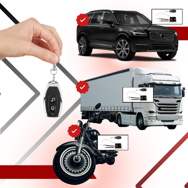 One-Touch Vehicle Cutoff Remote for Engine Shutdown and Battery Protection
