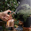 Premium Brass Gold Plant Spray Bottle Decorative Botanical Mist Sprayer