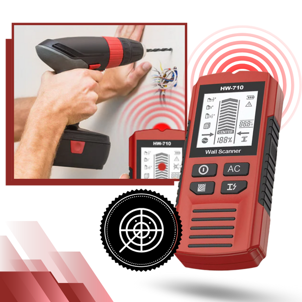 Wall Stud Finder With Live Wire Detection And High Precision