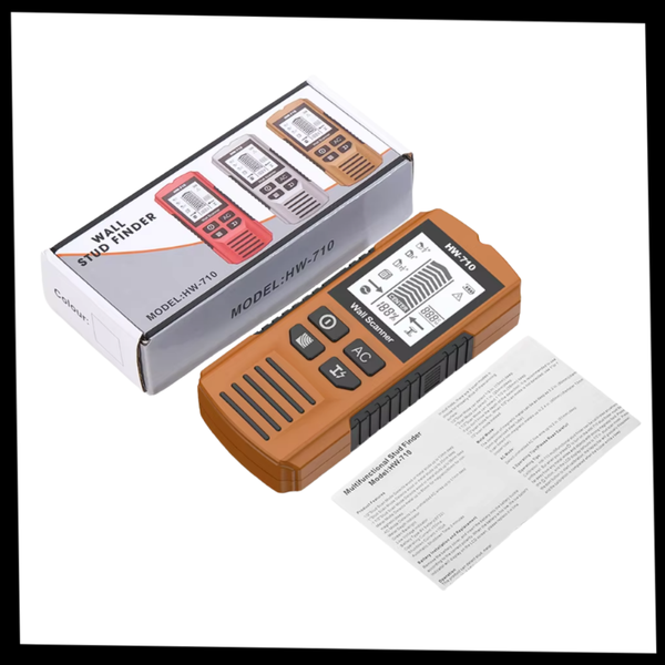 Wall Stud Finder With Live Wire Detection And High Precision