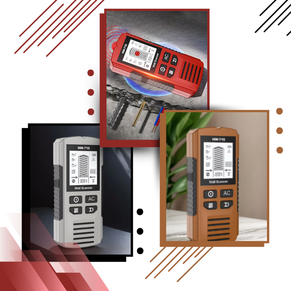 Wall Stud Finder With Live Wire Detection And High Precision