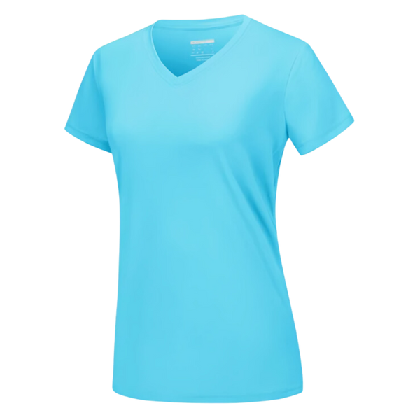 Instant Cooling V Neck Shirt For Women Breathable Comfort