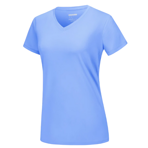 Instant Cooling V Neck Shirt For Women Breathable Comfort