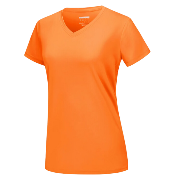 Instant Cooling V Neck Shirt For Women Breathable Comfort