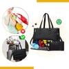 Insulated Tote Bag With Lunch Compartment And Laptop Space
