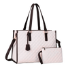 Insulated Tote Bag With Lunch Compartment And Laptop Space