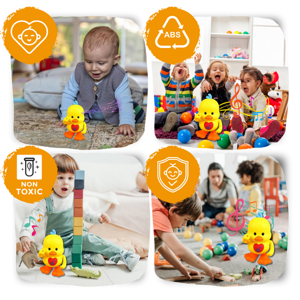 Interactive Dancing Duck Toy With Music And Lights For Kids