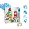 Smart Domino Train Set With Automatic Setup For Stem Education