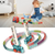 Smart Domino Train Set With Automatic Setup For Stem Education