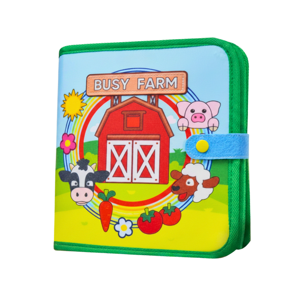 Interactive Farm Fabric Book For Early Learning On The Go