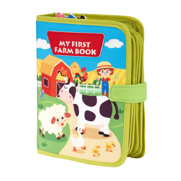Interactive Farm Fabric Book For Early Learning On The Go