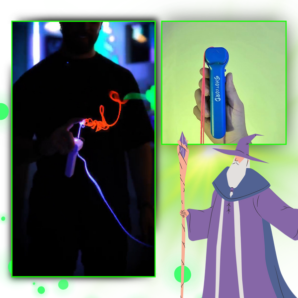 Interactive LED Loop Lasso Toy With Dynamic Light Show Experience