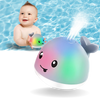 Animated Whale Bath Toy With Glow Lights For Fun Bath Time