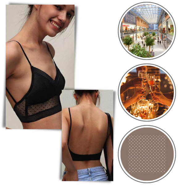 Invisible Lace Bra With Seamless Comfort For Backless Wear